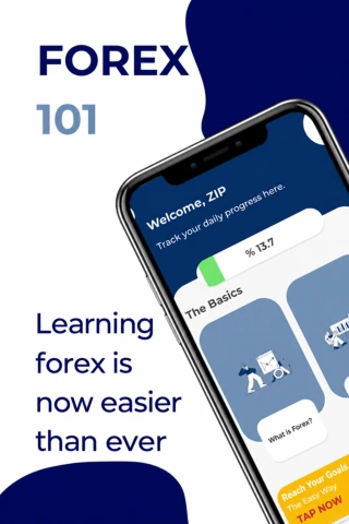 Forex 101 app — main screen